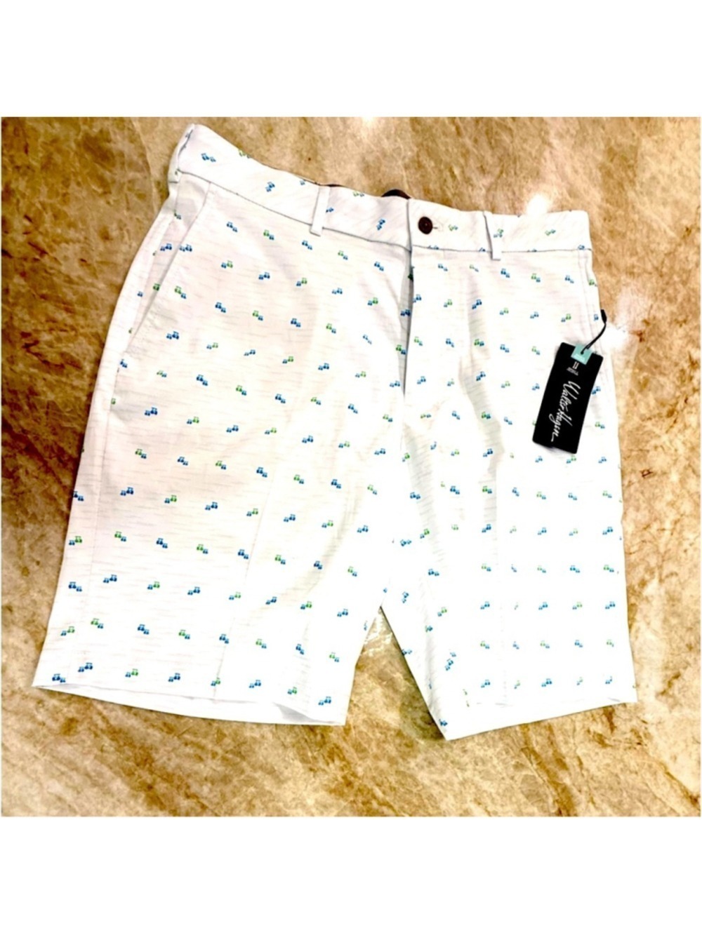Walter Hagen White grey Shorts performance 11 golfers